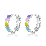 CQE909 Pendientes arco iris by malltor sold by malltor