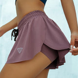 Purple Mini Falda y Short Deportivo by malltor sold by malltor