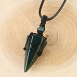 Indian Agate Colgantes De Cristal Cuarzo Negro by malltor sold by malltor