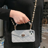 Gray with lanyard Bolso y Funda para IPhone by malltor sold by malltor