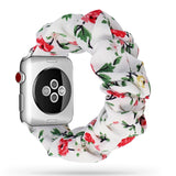 DaisyWhite Bandas scrunchie del Apple Watch by malltor sold by malltor