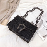 0876 Big Black Bolso casual by malltor sold by malltor