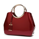 Wine Red Bolso de charol de alta calidad by malltor sold by malltor