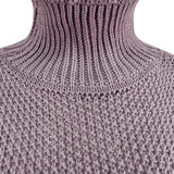 F Suéter de cuello de tortuga de punto by malltor sold by malltor
