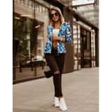 Mujer Chaqueta elegante Estampada - Malltor