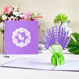 Lavender Tarjetas 3D by malltor sold by malltor