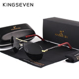Gold Black Lentes de sol polarizados de aluminio by malltor sold by malltor