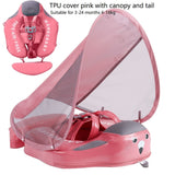 3D shark pink canopy Flotador de natación by malltor sold by malltor