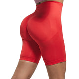 Short Red Legging Slim Cintura Alta by malltor sold by malltor