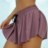 Purple Mini Falda y Short Deportivo by malltor sold by malltor