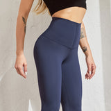 Navy Leggins De Cintura Alta by malltor sold by malltor