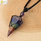 Yellow Tiger Eye Colgantes De Cristal Cuarzo Negro by malltor sold by malltor