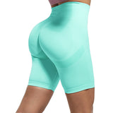 Short Green Legging Slim Cintura Alta by malltor sold by malltor