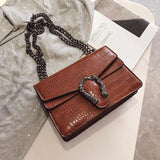 0876 Small Brown Bolso casual by malltor sold by malltor