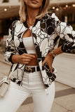Mujer Chaqueta elegante Estampada - Malltor