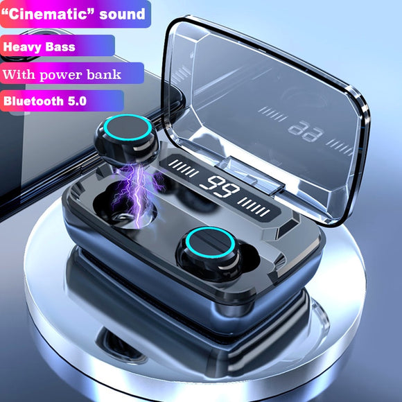 led display Auriculares inalámbricos Bluetooth by malltor sold by malltor