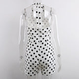 White Jumpsuit Mono Casual by malltor sold by malltor