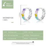CQE451 Pendientes arco iris by malltor sold by malltor