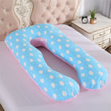 Pink-Blue Cloud Almohada de apoyo para dormir by malltor sold by malltor