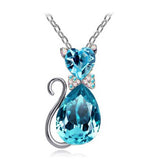silver oceanblue Collar colgante by malltor sold by malltor