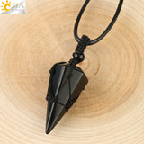 Black Onyx Colgantes De Cristal Cuarzo Negro by malltor sold by malltor
