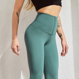 Green Leggins De Cintura Alta by malltor sold by malltor