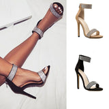 black Zapatos de moda tacones finos by malltor sold by malltor