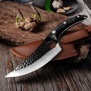 Black with Cover Juego de cuchillos inoxidables forjados by malltor sold by malltor