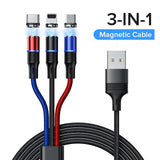 Purple and 3 Plug Cable de carga rápida by malltor sold by malltor