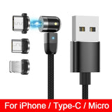 Black and 3 Plug Cable de carga rápida by malltor sold by malltor