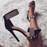 black Zapatos de moda tacones finos by malltor sold by malltor