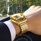 Gold-mesh Gold Reloj de lujo by malltor sold by malltor