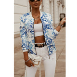 Mujer Chaqueta elegante Estampada - Malltor