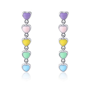 CQE451 Pendientes arco iris by malltor sold by malltor