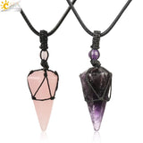 Yellow Tiger Eye Colgantes De Cristal Cuarzo Negro by malltor sold by malltor