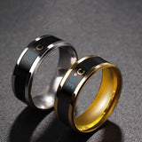 Rose gold Anillo inteligente sensible a la temperatura by malltor sold by malltor