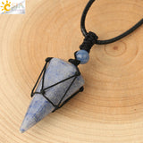 Sodalite Colgantes De Cristal Cuarzo Negro by malltor sold by malltor