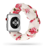 DaisyWhite Bandas scrunchie del Apple Watch by malltor sold by malltor