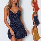 Burgundy Vestido Casual by malltor sold by malltor