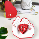 Love in the hands Tarjetas 3D by malltor sold by malltor