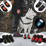 Botas reflectantes impermeables para perros - Malltor