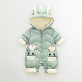 Green Traje de nieve de invierno para bebés by Malltor sold by malltor