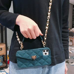 Green with lanyard Bolso y Funda para IPhone by malltor sold by malltor