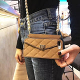 Brown with lanyard Bolso y Funda para IPhone by malltor sold by malltor