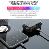 led display Auriculares inalámbricos Bluetooth by malltor sold by malltor