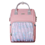 Sequins Pink Mochila pañalera by malltor sold by malltor