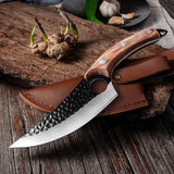Brown with Cover Juego de cuchillos inoxidables forjados by malltor sold by malltor