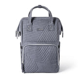 Quilting Gray Mochila pañalera by malltor sold by malltor