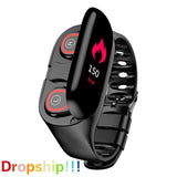 Blue Reloj inteligente con auriculares Bluetooth by malltor sold by malltor