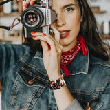 DaisyWhite Bandas scrunchie del Apple Watch by malltor sold by malltor